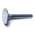 Midwest Fastener Elevator Bolt, 1/4"-20 Thrd Sz, 2 in L, Steel, Zinc Plated Finish, 100 PK 07389